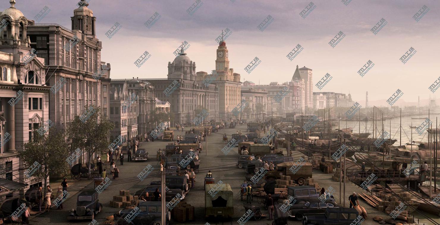 images/goods_img/202104092/China on the beach - wharf market 3D model/1.jpg